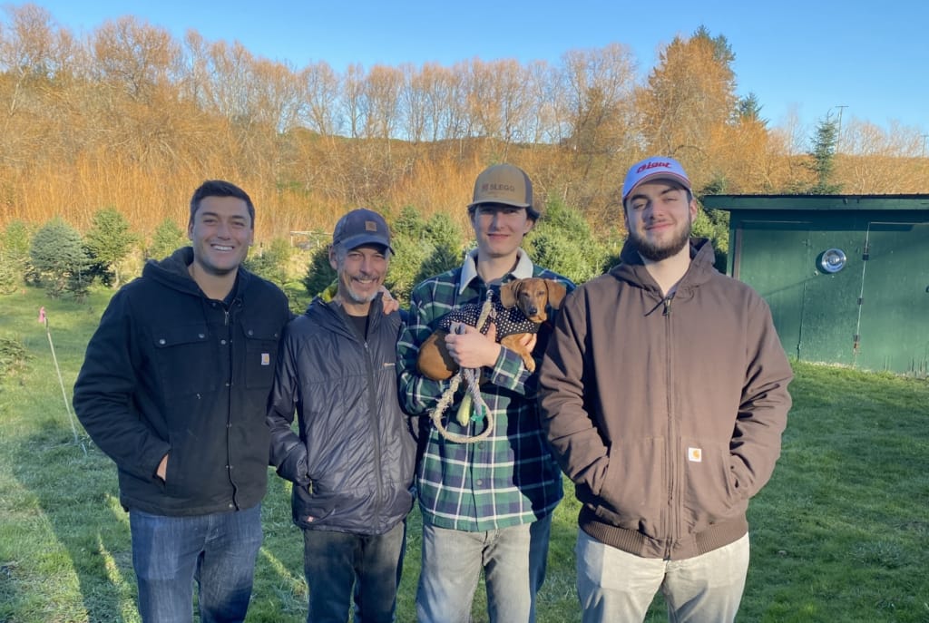 Peter Schultze and his three sons