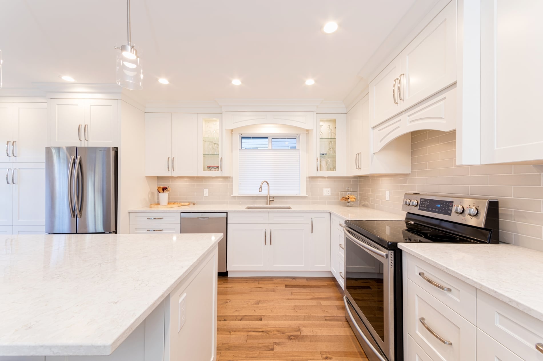 kitchen reno, partial view