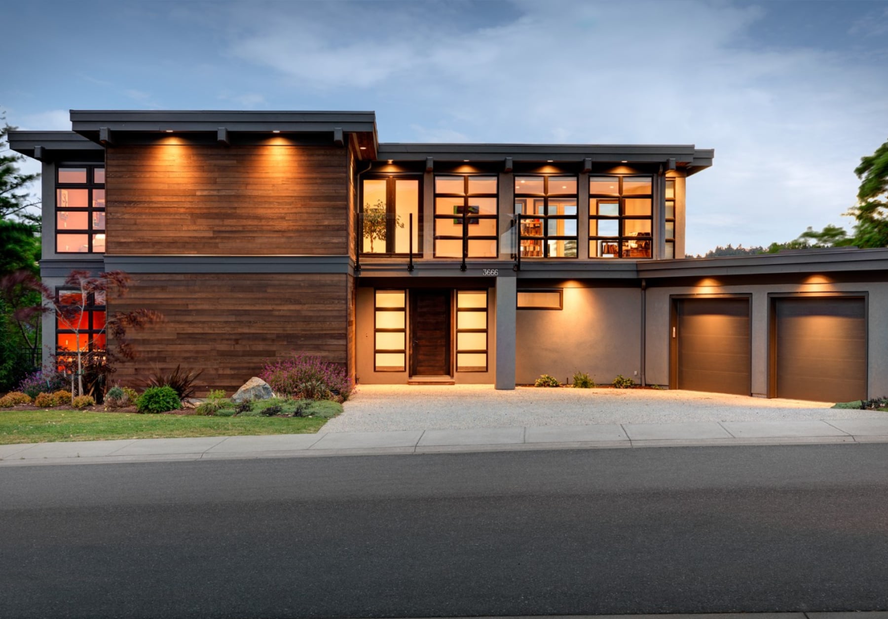 front exterior of Seashell custom home project by Peter Schultze Construction