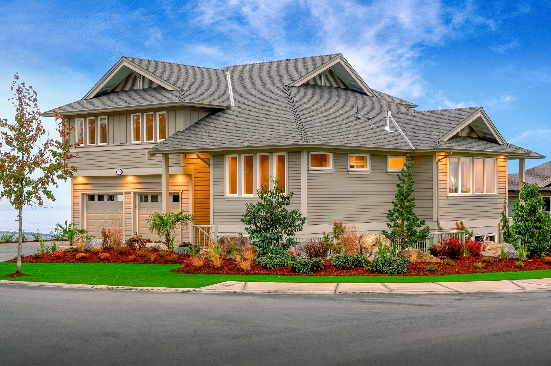 exterior of Victoria custom home