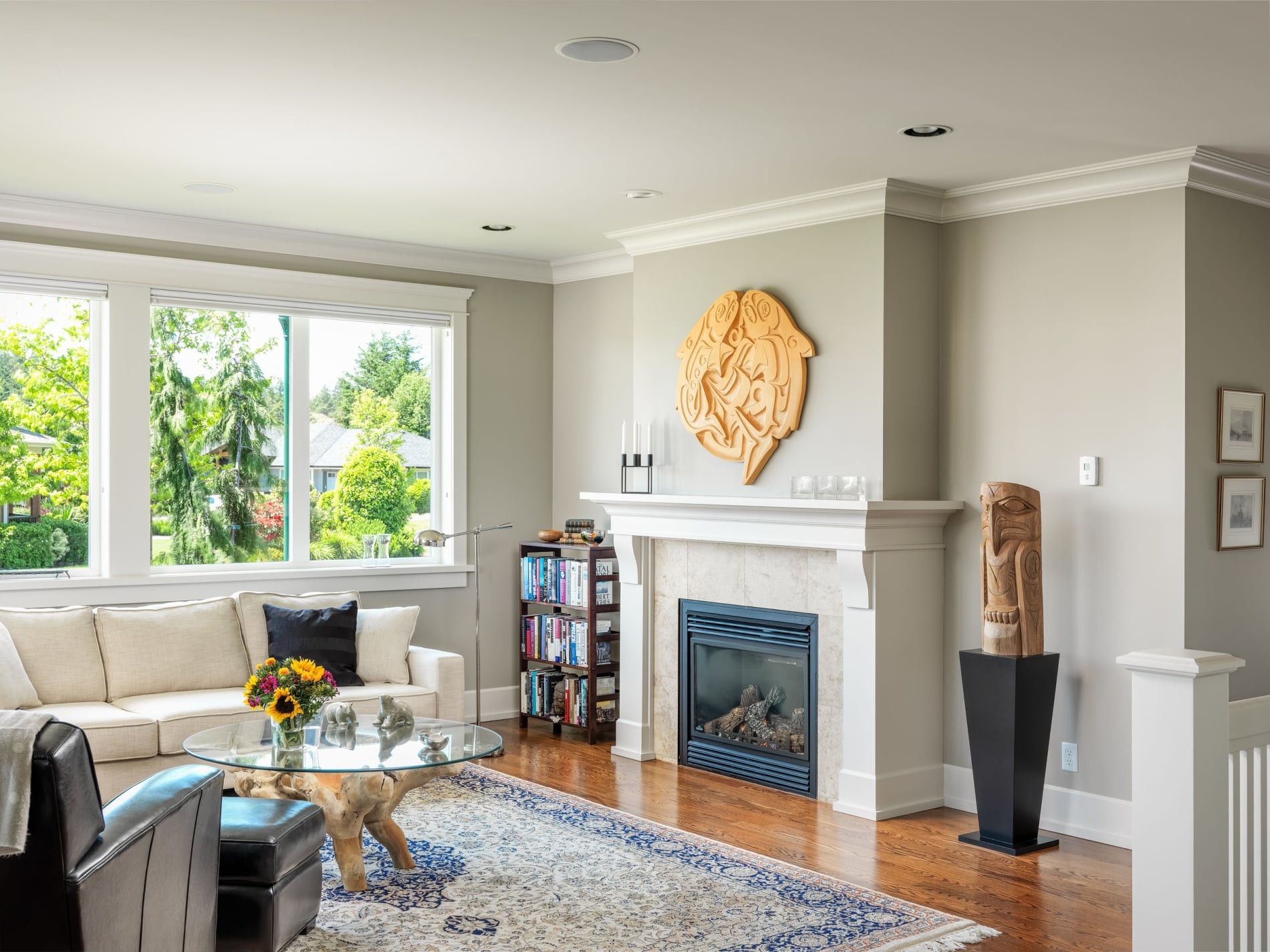 kitchen in Victoria custom home