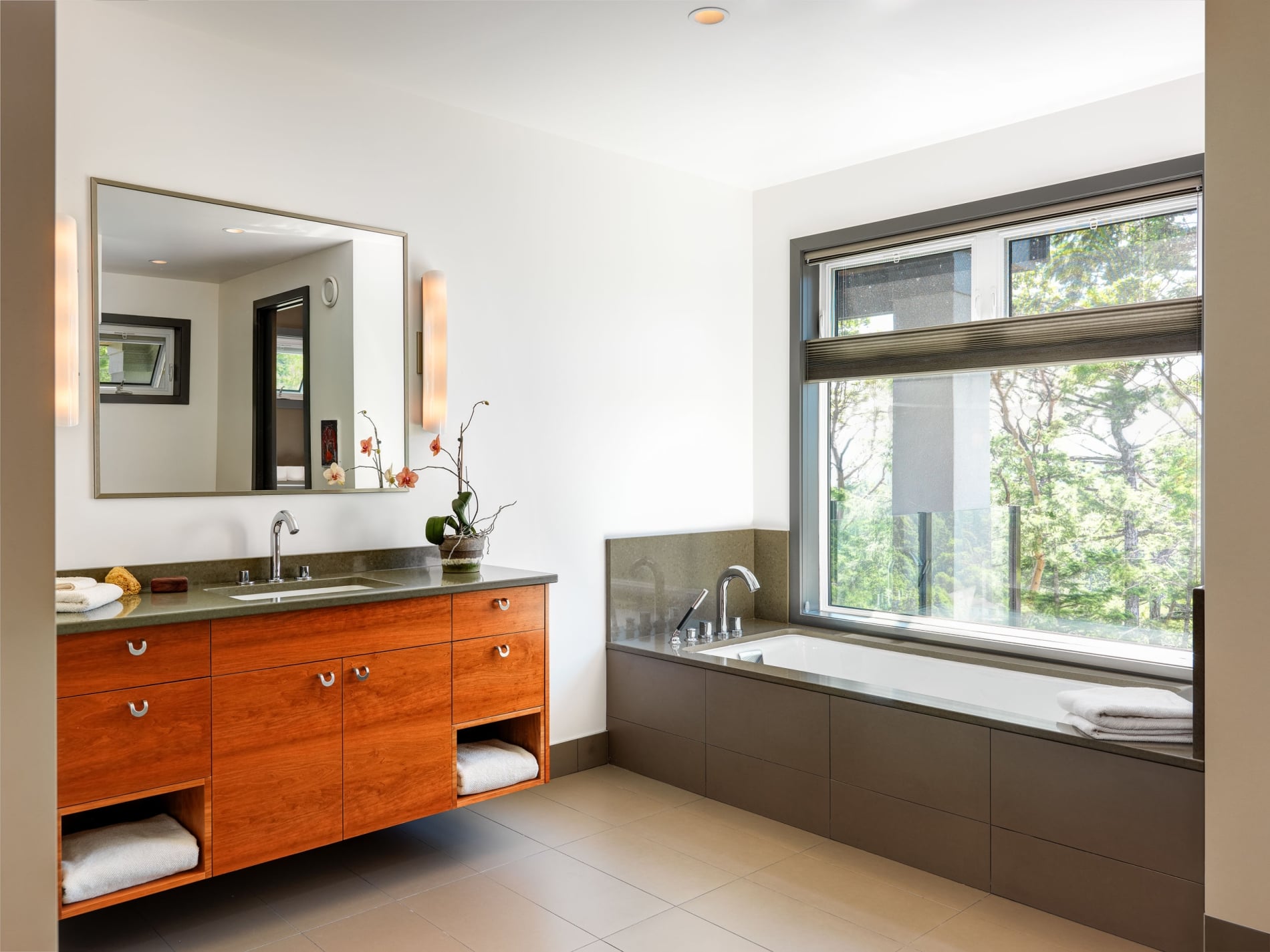 bathroom in Victoria custom home