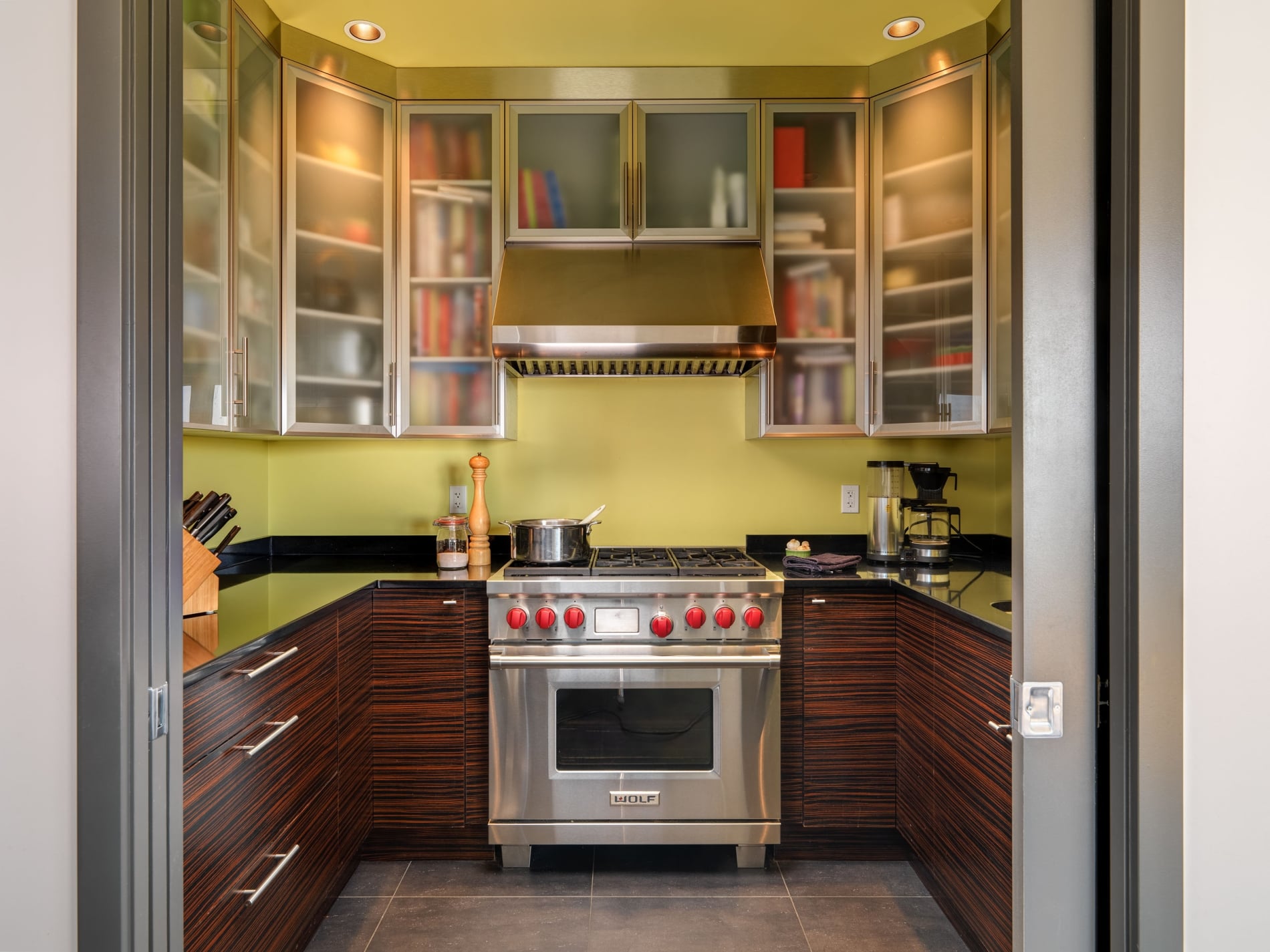 cooking room in Victoria custom home kitchen